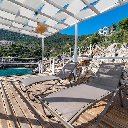 Beachfront White With Private Swimming Pool Villa Kalkan
